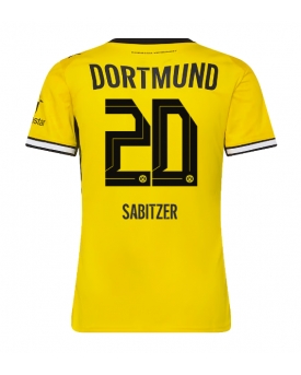 Borussia Dortmund Marcel Sabitzer #20 Maglia Gara Casa Repliche 2026-27 Donna Maniche Corte Borussia Dortmund Marcel Sabitzer #20 Maglia Gara Casa Repliche 2026-27 Donna Maniche Corte